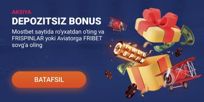 MostBet ro'yxatdan o'tishga xush kelibsiz bonusi